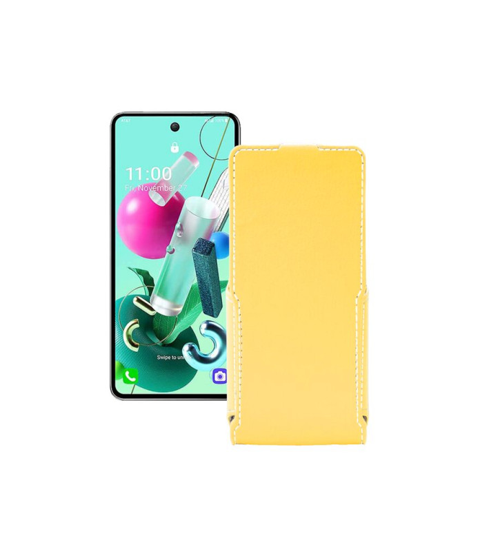 Чохол-флип з екошкіри для телефону LG Q92 5G