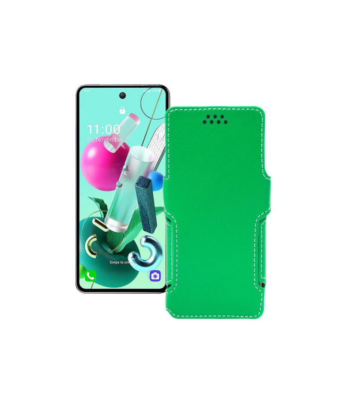 Чохол-книжка з екошкіри для телефону LG Q92 5G