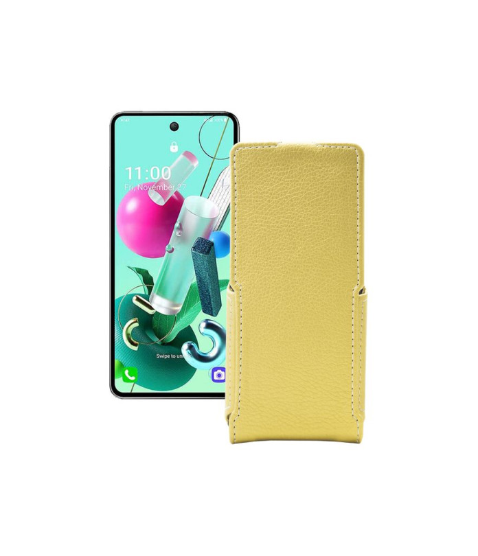 Чохол-флип з екошкіри для телефону LG Q92 5G