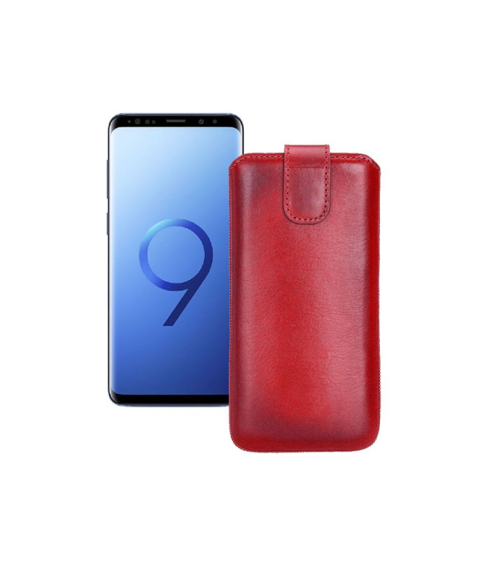 Витяжка з екошкіри для телефону Samsung Galaxy S9 Plus (G965)