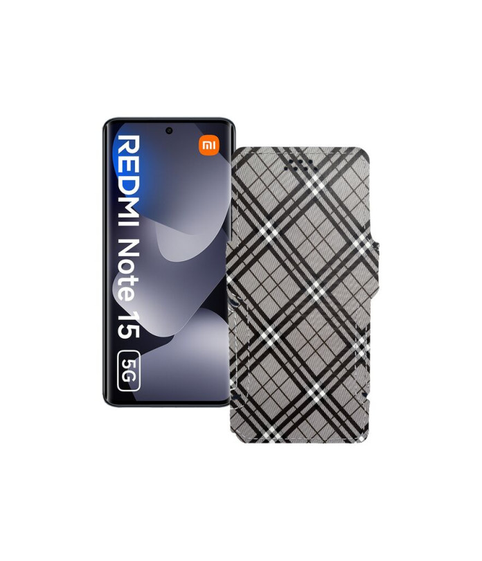 Чохол-книжка з екошкіри для телефону Xiaomi Redmi Note 15 5G