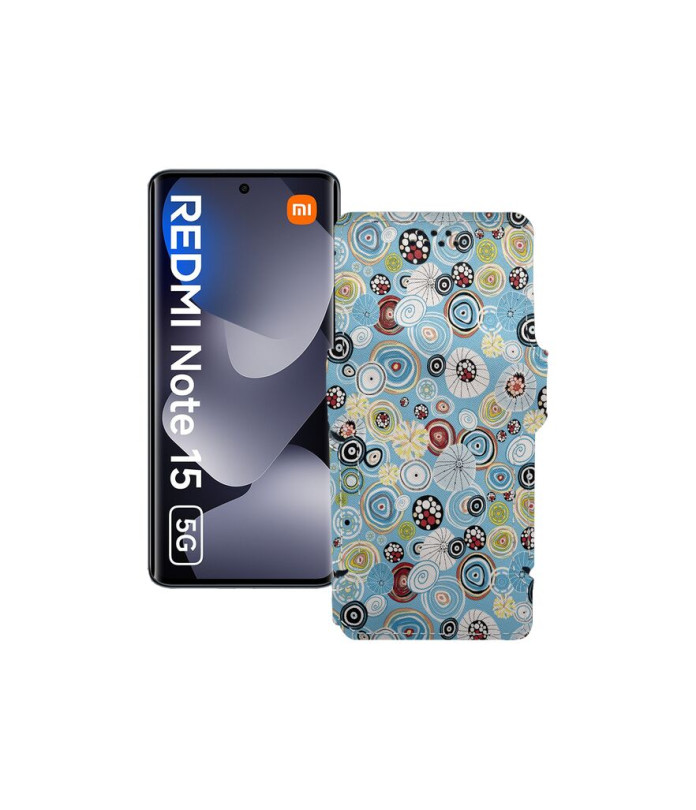 Чохол-книжка з екошкіри для телефону Xiaomi Redmi Note 15 5G