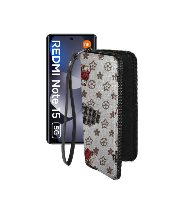 Чохол-гаманець з екошкіри для телефону Xiaomi Redmi Note 15 5G