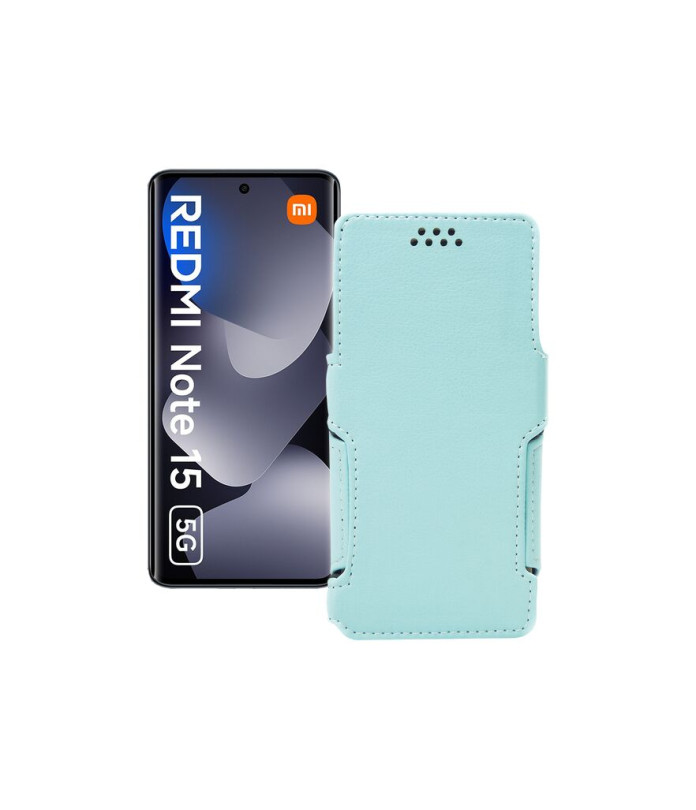 Чохол-книжка з екошкіри для телефону Xiaomi Redmi Note 15 5G