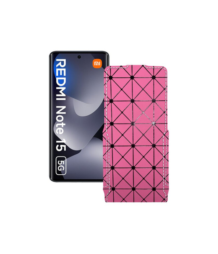 Чохол-флип з екошкіри для телефону Xiaomi Redmi Note 15 5G