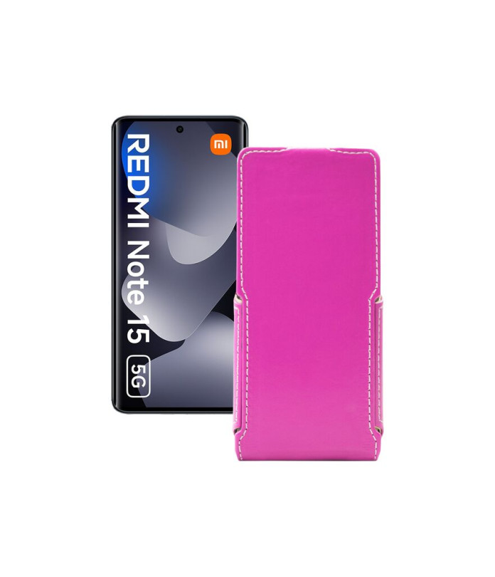 Чохол-флип з екошкіри для телефону Xiaomi Redmi Note 15 5G