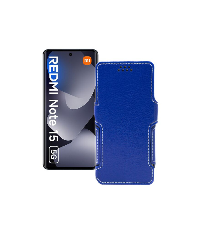 Чохол-книжка з екошкіри для телефону Xiaomi Redmi Note 15 5G
