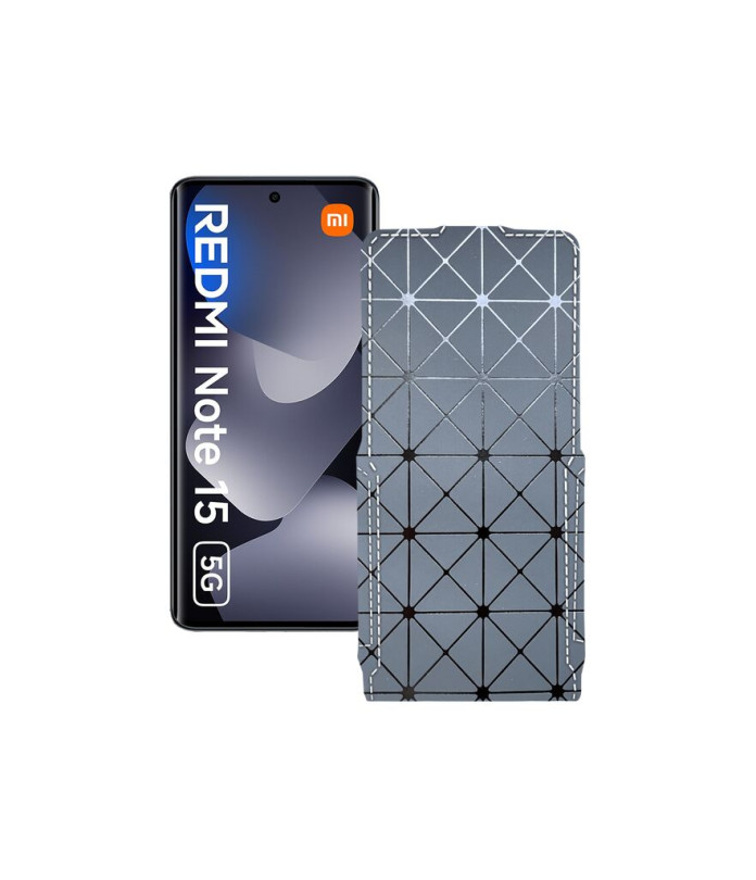 Чохол-флип з екошкіри для телефону Xiaomi Redmi Note 15 5G