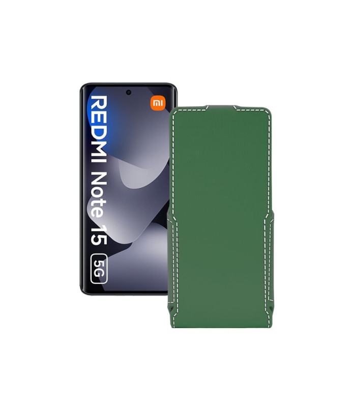 Чохол-флип з екошкіри для телефону Xiaomi Redmi Note 15 5G