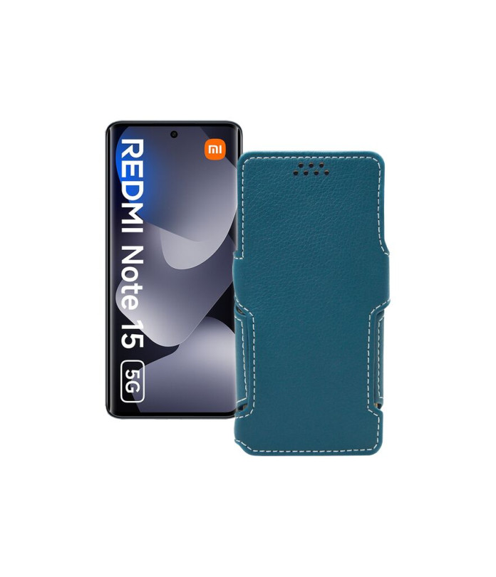 Чохол-книжка з екошкіри для телефону Xiaomi Redmi Note 15 5G