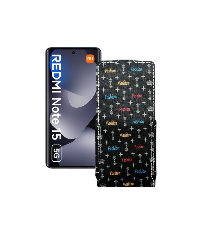 Чохол-флип з екошкіри для телефону Xiaomi Redmi Note 15 5G