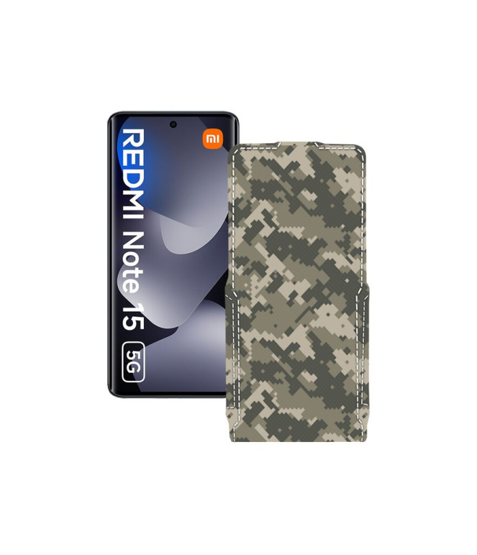 Чохол-флип з екошкіри для телефону Xiaomi Redmi Note 15 5G