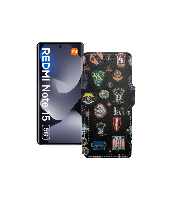 Чохол-книжка з екошкіри для телефону Xiaomi Redmi Note 15 5G