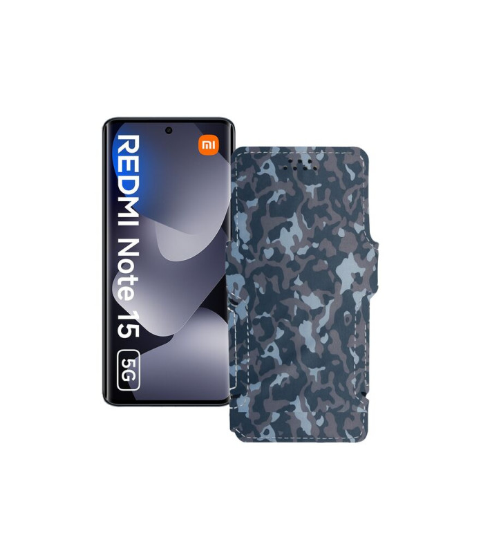 Чохол-книжка з екошкіри для телефону Xiaomi Redmi Note 15 5G