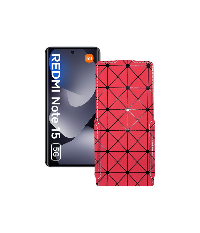 Чохол-флип з екошкіри для телефону Xiaomi Redmi Note 15 5G