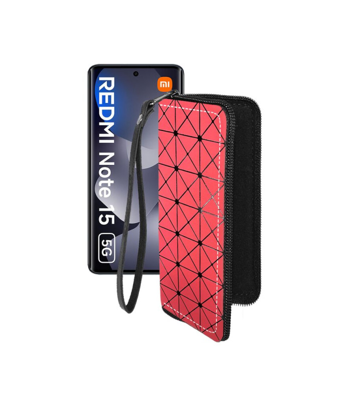 Чохол-гаманець з екошкіри для телефону Xiaomi Redmi Note 15 5G