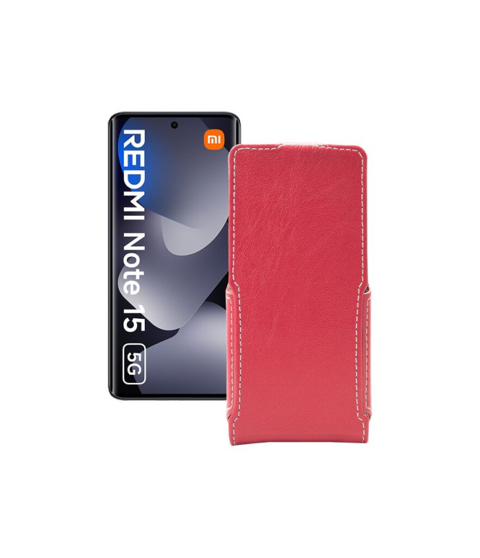 Чохол-флип з екошкіри для телефону Xiaomi Redmi Note 15 5G