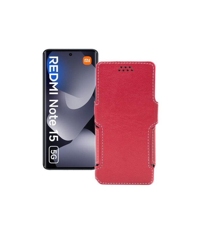 Чохол-книжка з екошкіри для телефону Xiaomi Redmi Note 15 5G