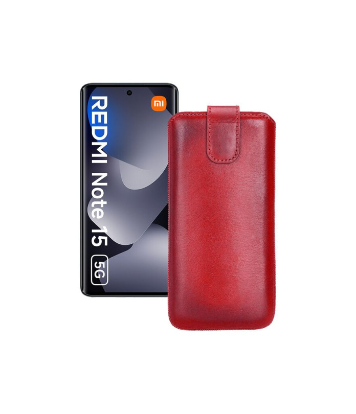 Витяжка з екошкіри для телефону Xiaomi Redmi Note 15 5G