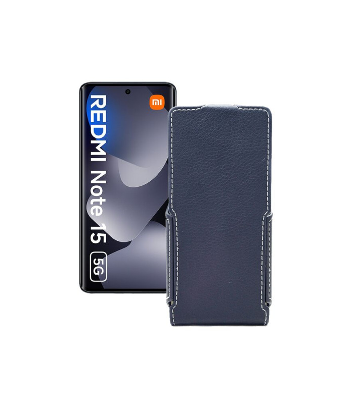 Чохол-флип з екошкіри для телефону Xiaomi Redmi Note 15 5G