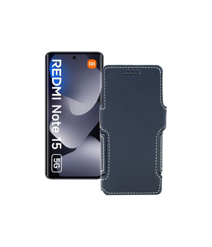 Чохол-книжка з екошкіри для телефону Xiaomi Redmi Note 15 5G
