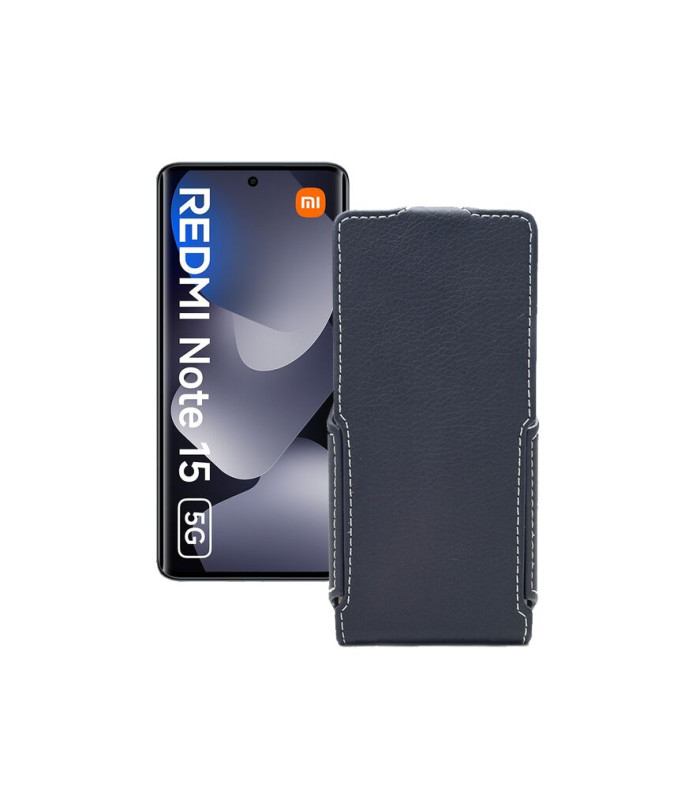 Чохол-флип з екошкіри для телефону Xiaomi Redmi Note 15 5G