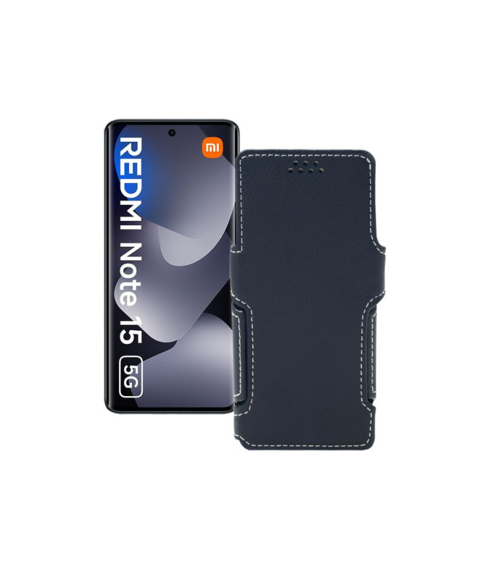 Чохол-книжка з екошкіри для телефону Xiaomi Redmi Note 15 5G