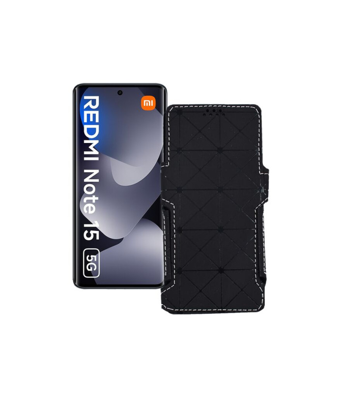 Чохол-книжка з екошкіри для телефону Xiaomi Redmi Note 15 5G