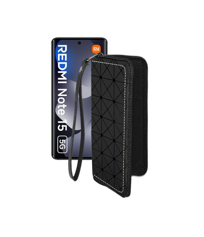 Чохол-гаманець з екошкіри для телефону Xiaomi Redmi Note 15 5G