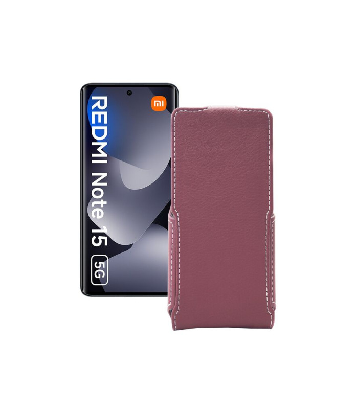 Чохол-флип з екошкіри для телефону Xiaomi Redmi Note 15 5G
