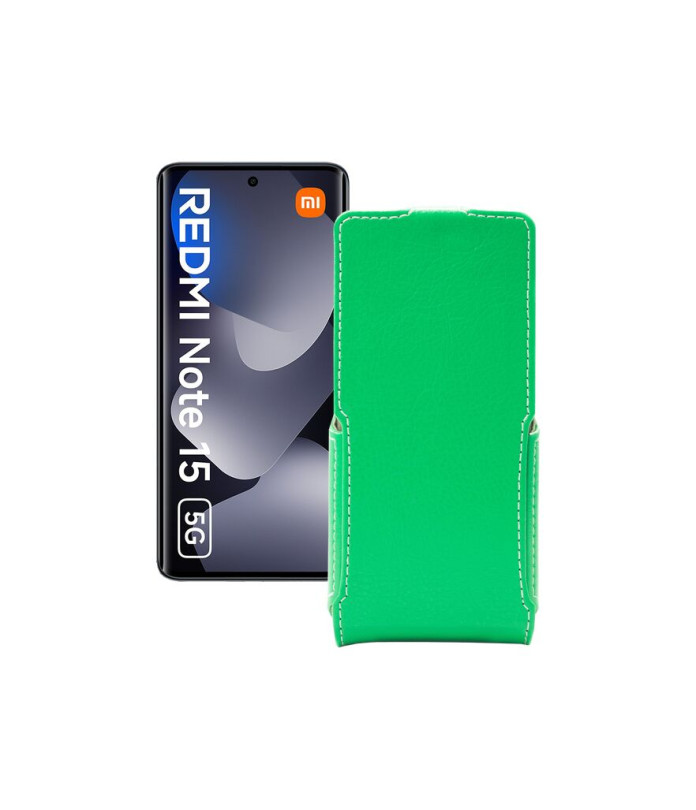 Чохол-флип з екошкіри для телефону Xiaomi Redmi Note 15 5G