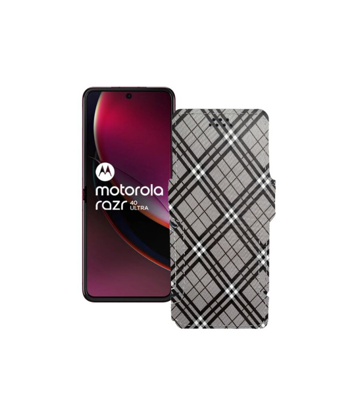 Чохол-книжка з екошкіри для телефону Motorola Razr 40 Ultra