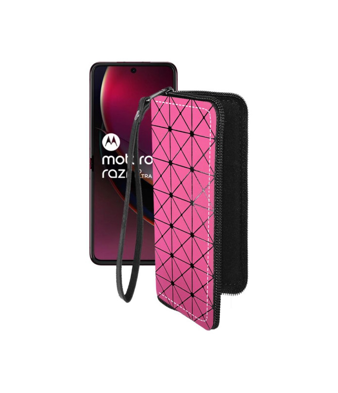 Чохол-гаманець з екошкіри для телефону Motorola Razr 40 Ultra