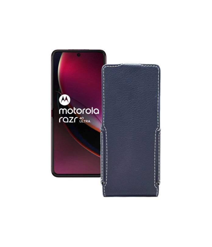 Чохол-флип з екошкіри для телефону Motorola Razr 40 Ultra