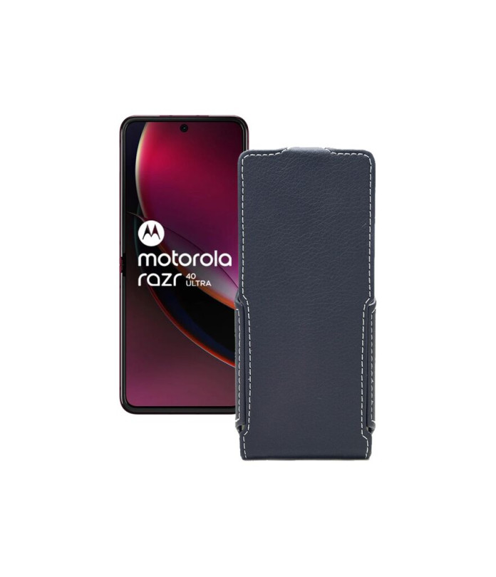 Чохол-флип з екошкіри для телефону Motorola Razr 40 Ultra