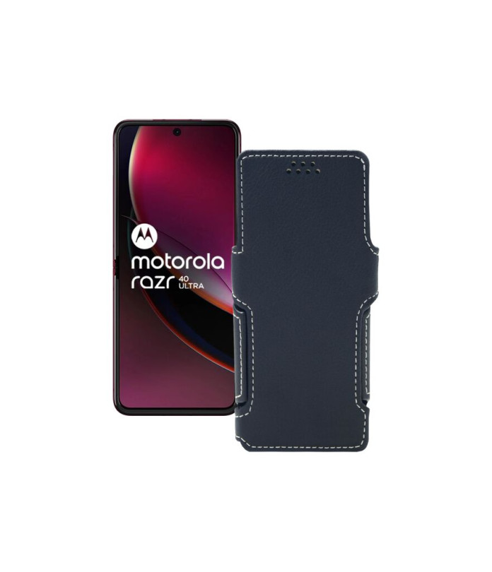 Чохол-книжка з екошкіри для телефону Motorola Razr 40 Ultra