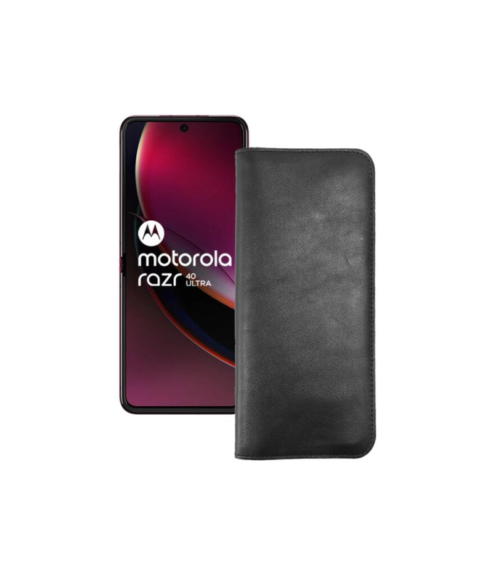 Портмоне з шкіри для телефону Motorola Razr 40 Ultra