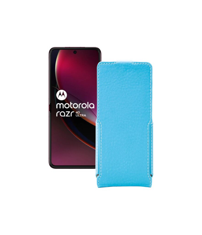 Чохол-флип з екошкіри для телефону Motorola Razr 40 Ultra