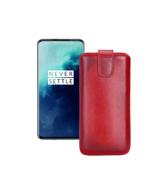 Витяжка з екошкіри для телефону OnePlus 7T Pro