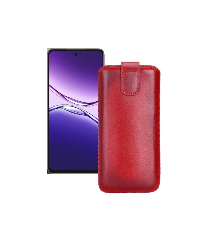 Витяжка з екошкіри для телефону OPPO A5 2025