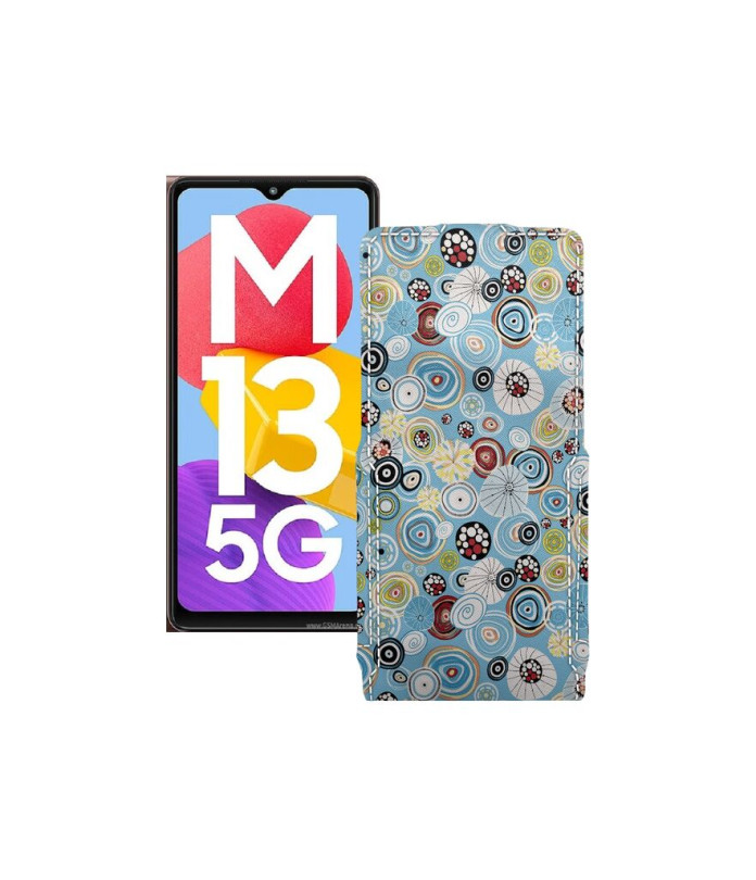 Чохол-флип з екошкіри для телефону Samsung Galaxy M13 5G (M136)