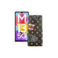 Чохол-флип з екошкіри для телефону Samsung Galaxy M13 5G (M136)