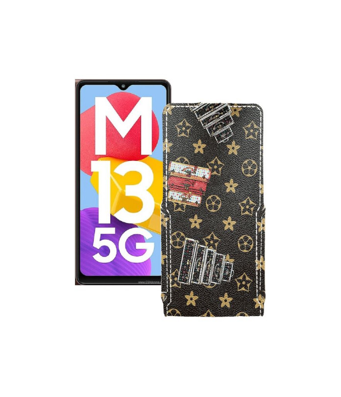 Чохол-флип з екошкіри для телефону Samsung Galaxy M13 5G (M136)