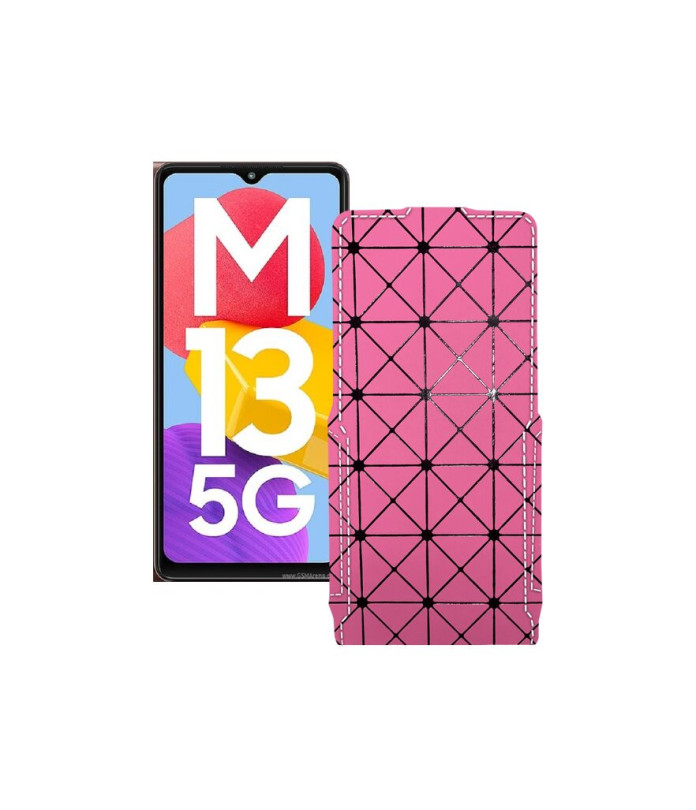 Чохол-флип з екошкіри для телефону Samsung Galaxy M13 5G (M136)