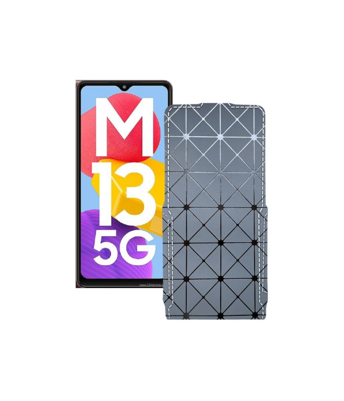 Чохол-флип з екошкіри для телефону Samsung Galaxy M13 5G (M136)