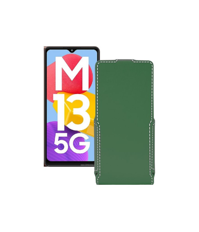 Чохол-флип з екошкіри для телефону Samsung Galaxy M13 5G (M136)