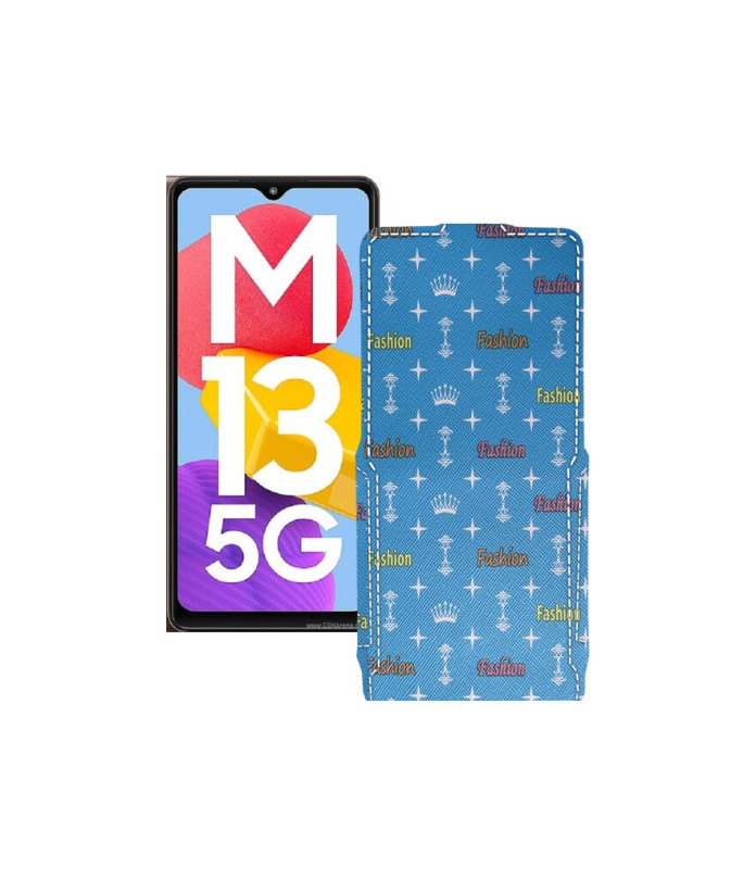 Чохол-флип з екошкіри для телефону Samsung Galaxy M13 5G (M136)