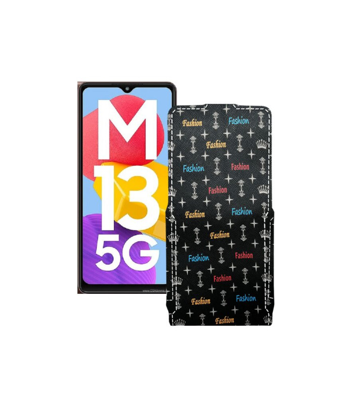 Чохол-флип з екошкіри для телефону Samsung Galaxy M13 5G (M136)