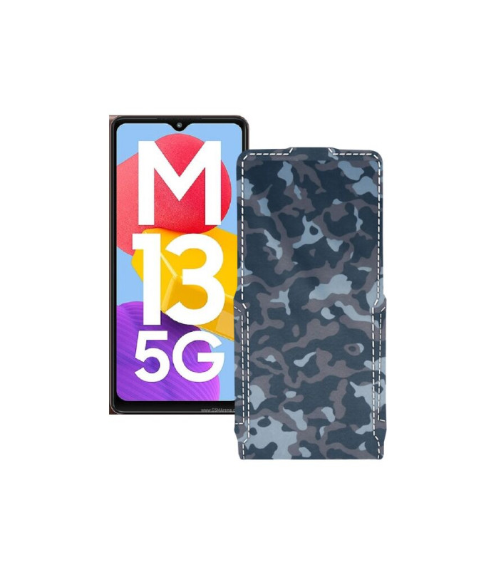 Чохол-флип з екошкіри для телефону Samsung Galaxy M13 5G (M136)