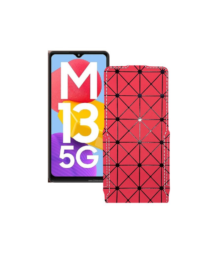 Чохол-флип з екошкіри для телефону Samsung Galaxy M13 5G (M136)